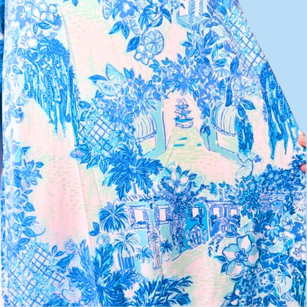 Lilly Pulitzer Sophie Shift Dress • Toile Me About It Print • UPF50+ - Picture 5 of 5